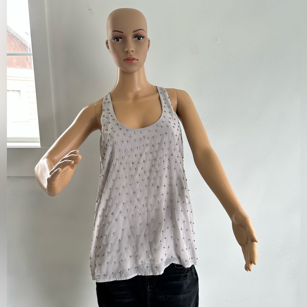 Guess, lightgrey, gems, perfect condition, M